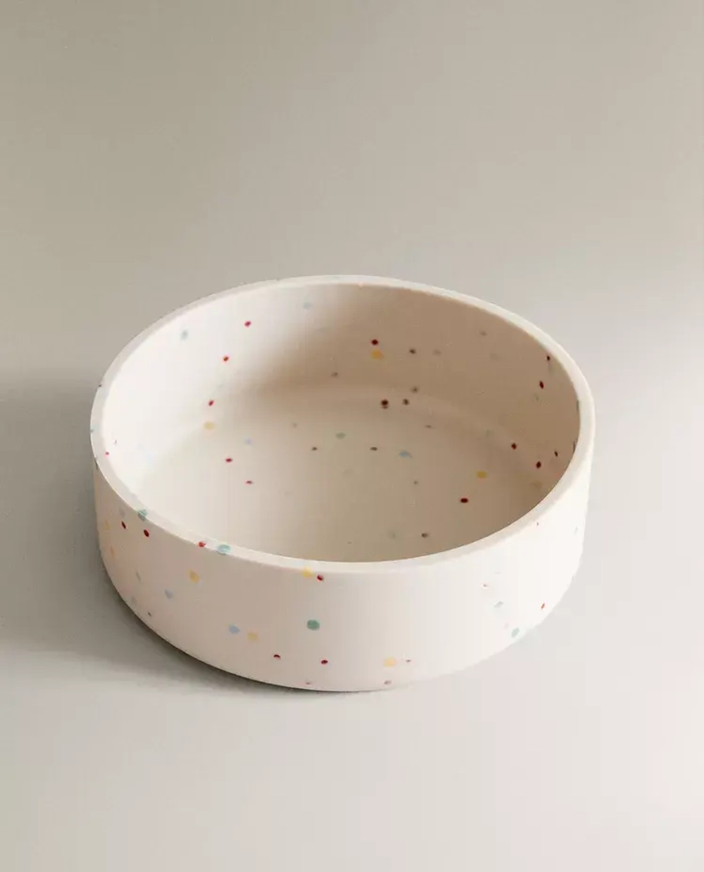 ZARA HOME ДЕТСКАЯ МИСКА ИЗ СИЛИКОНА С ПРИНТОМ В ГОРОШЕК, РАЗНОЦВЕТНЫЙ