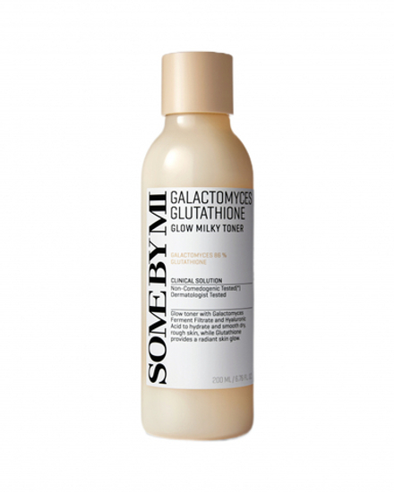 SOME BY MI GALACTOMYCES GLUTATHIONE GLOW MILKY TONER Увлажняющий тонер для лица с галактомисисом и глутатионом 200мл