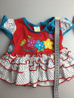 Платье хлопковое на 1 год