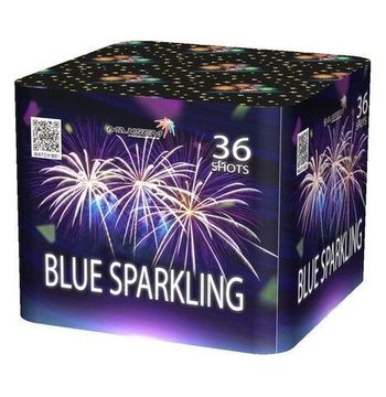 Батарея салютов BLUE SPARKLING (36/1,2) SB-36-03