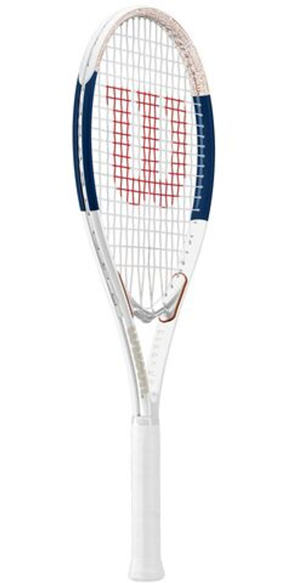 Ракетка теннисная Wilson Roland Garros Elite - white/blue