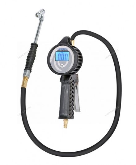 Цена на NORDBERG (Ti8DL) Пистолет для подкачки шин с цифровым манометром, для грузовиков