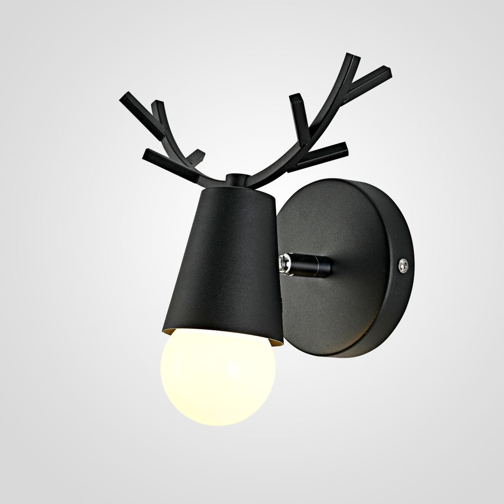 Бра С Рожками Deer A Black By Imperiumloft