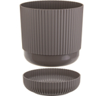 Кашпо ВЕЛЬВЕТ D180мм 3,6л с пристегнутым поддоном