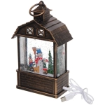 Сувенир с подсветкой «Зимняя история» 14,4*7,8*24 см (работает от 3*АА и USB+музыка, подсветка)