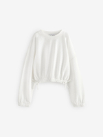 Лонгслив с завязками для девочки Next K88-496, Белый