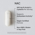 Sports Research, NAC, N-ацетилцистеин, 600 мг, 90 растительных капсул