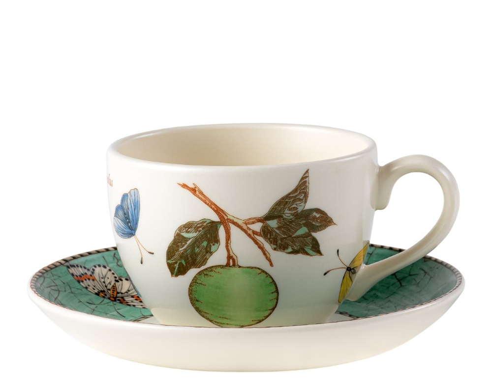 Wedgwood - Sarah&#39;s Garden чашка с блюдцем 220мл для чая / артикул   1058018  / GTIN 701587445894