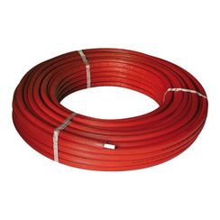 Труба HENCO RIXc в красной изоляции (20мм), PEXc-AL-PEXc, 20х2, (50)