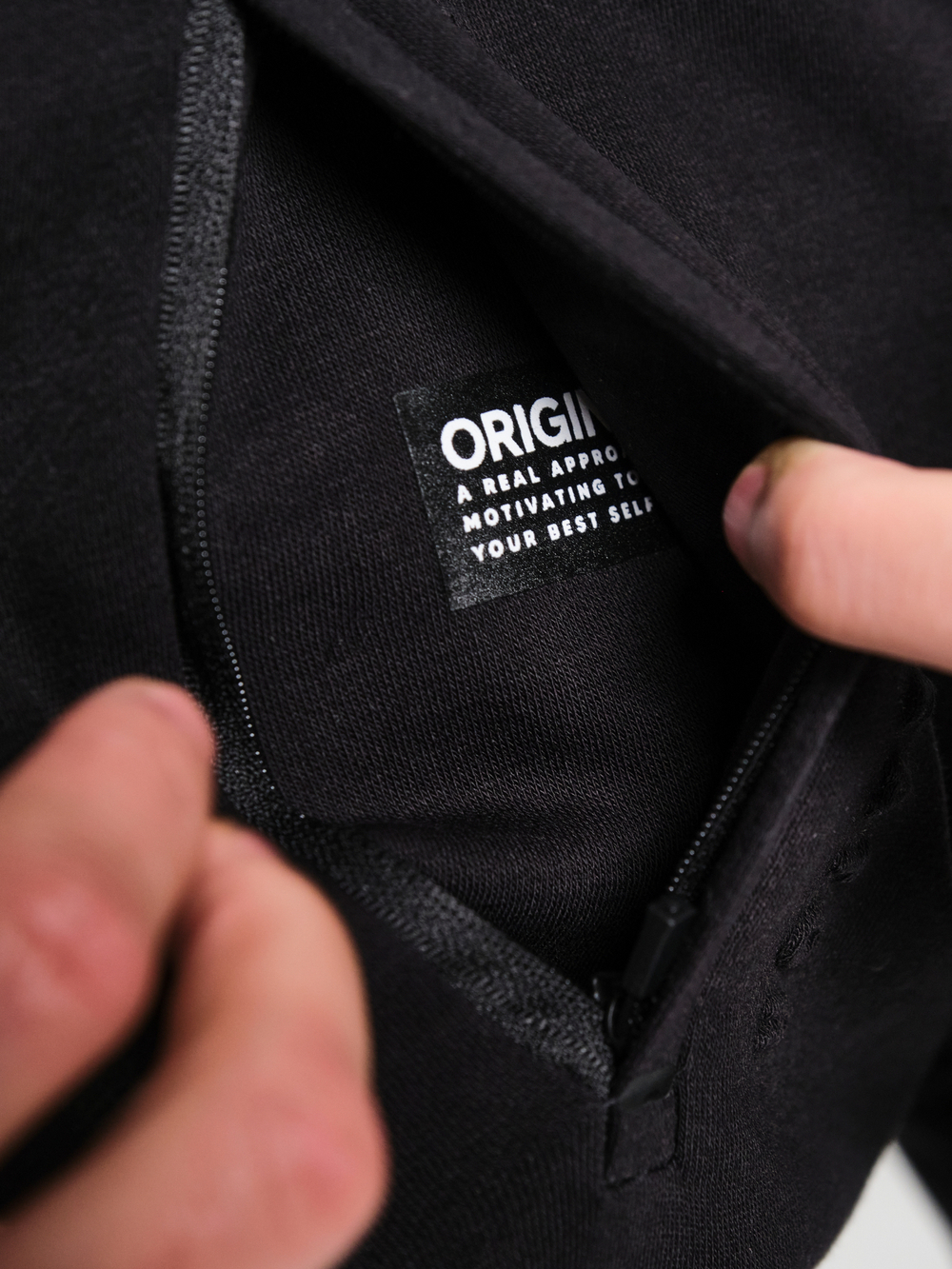 Свитшот с короткой молнией ORIGINAL CREATOR HALF ZIP, Черный