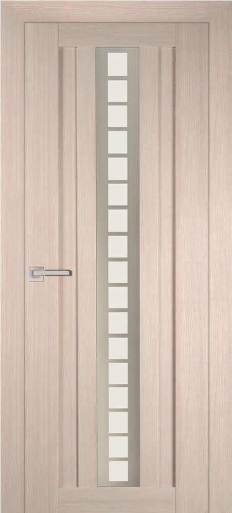 Дверь PS-16 / Цвет Капучино Мелинга / белый сатинат / Двери PROFILO PORTE