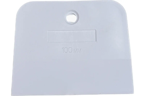 Шпатель резиновый белый, 100мм, 85834