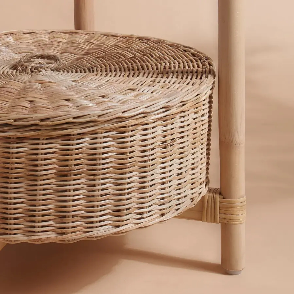 Тумбочка - IKEA TOLKNING/ТОЛКНИНГ ИКЕА, 70х52 см, светло-коричневый