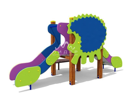 Горка двойная “Ёжик” 08203.21