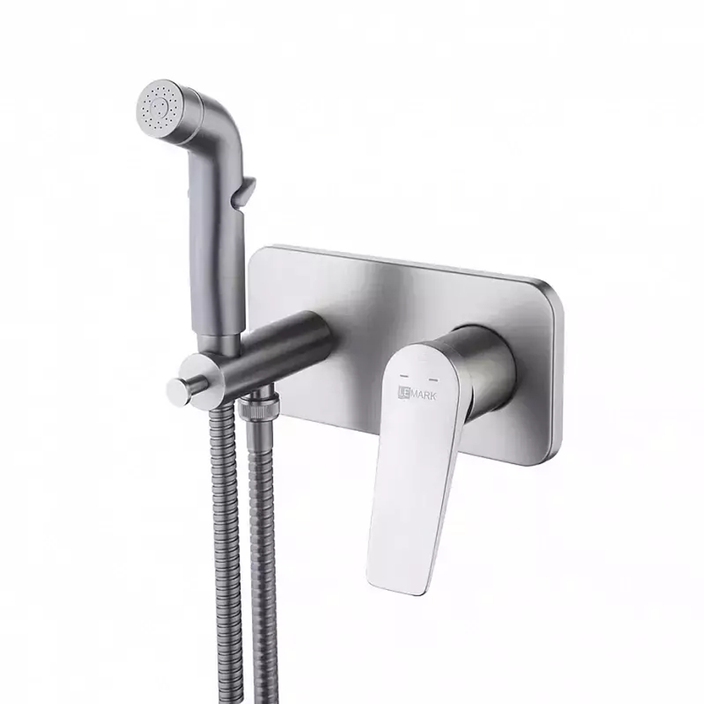 Смеситель с гигиеническим душем встраиваемый Lemark Bronx - LM3720GM