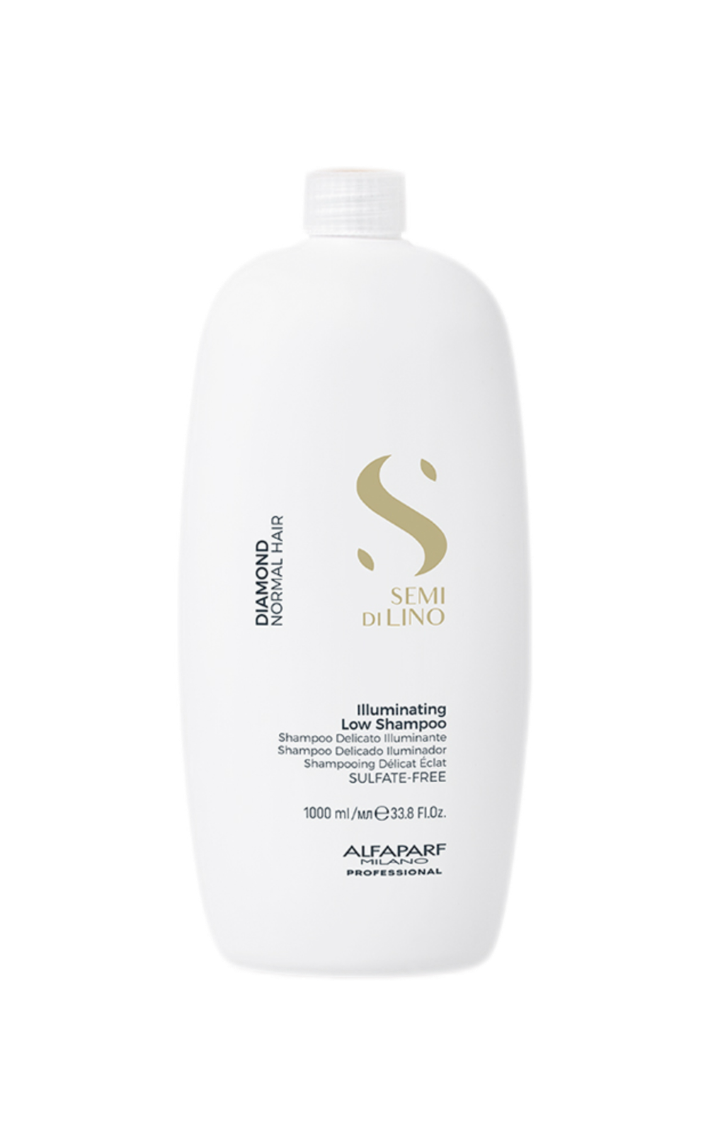 Шампунь для нормальных волос, придающий блеск SDL DIAMOND ILLUMINATING LOW SHAMPOO, 1000 мл ALFAPARF 16446