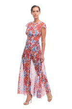 Пляжная юбка "Гранаты красные"