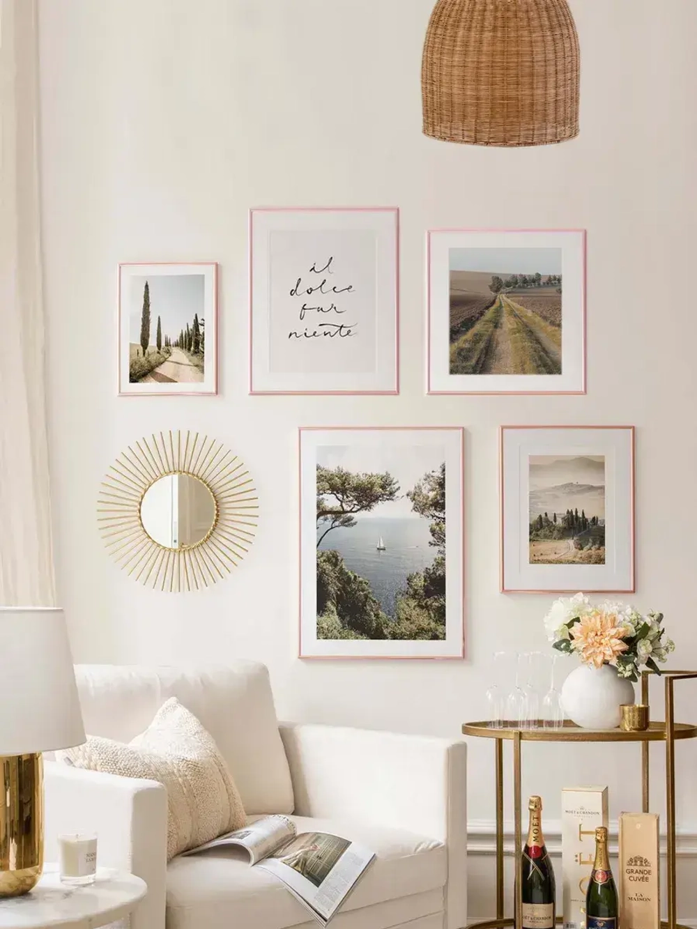 Набор металлических фоторамок А4 (21х30 см), 2 шт.