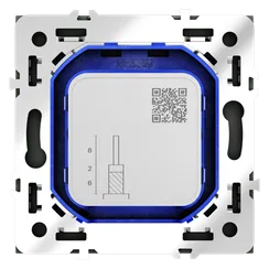 Розетка телевизионная встраиваемая VOLTUM S70 оконечная TV+SAT, (титан)