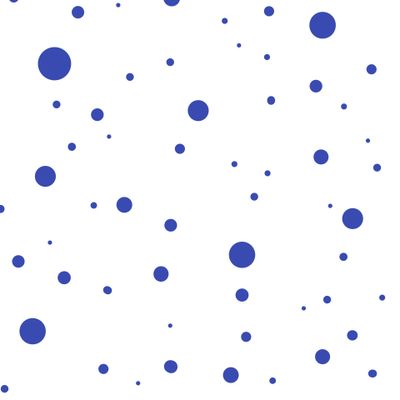 Голубой горох на белом