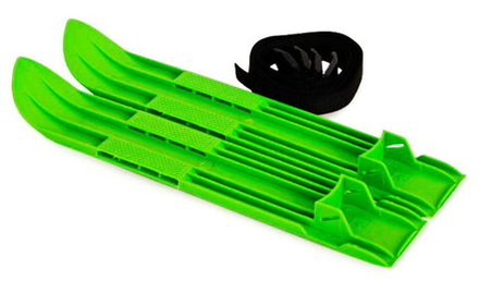 Лыжи пластмассовые 39см , в сетке