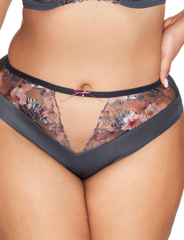 Трусы бразилиана Ava ROMANCE 2123 brazilian Gray