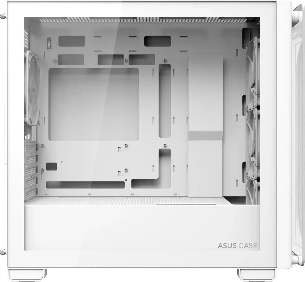 Корпус ASUS A23 PLUS TG ARGB WHITE mATX/mITX A23 PLUS TG/ARGB FANS/WHT//