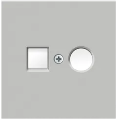Donel R98 матовый серый накладка для розеток RJ45+SAT, 2-я, серия DA