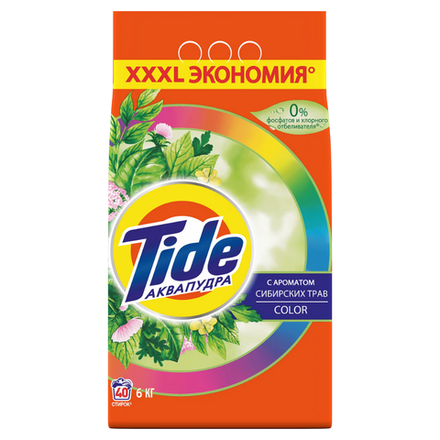 Стиральный порошок Tide Сибирские травы 6 кг