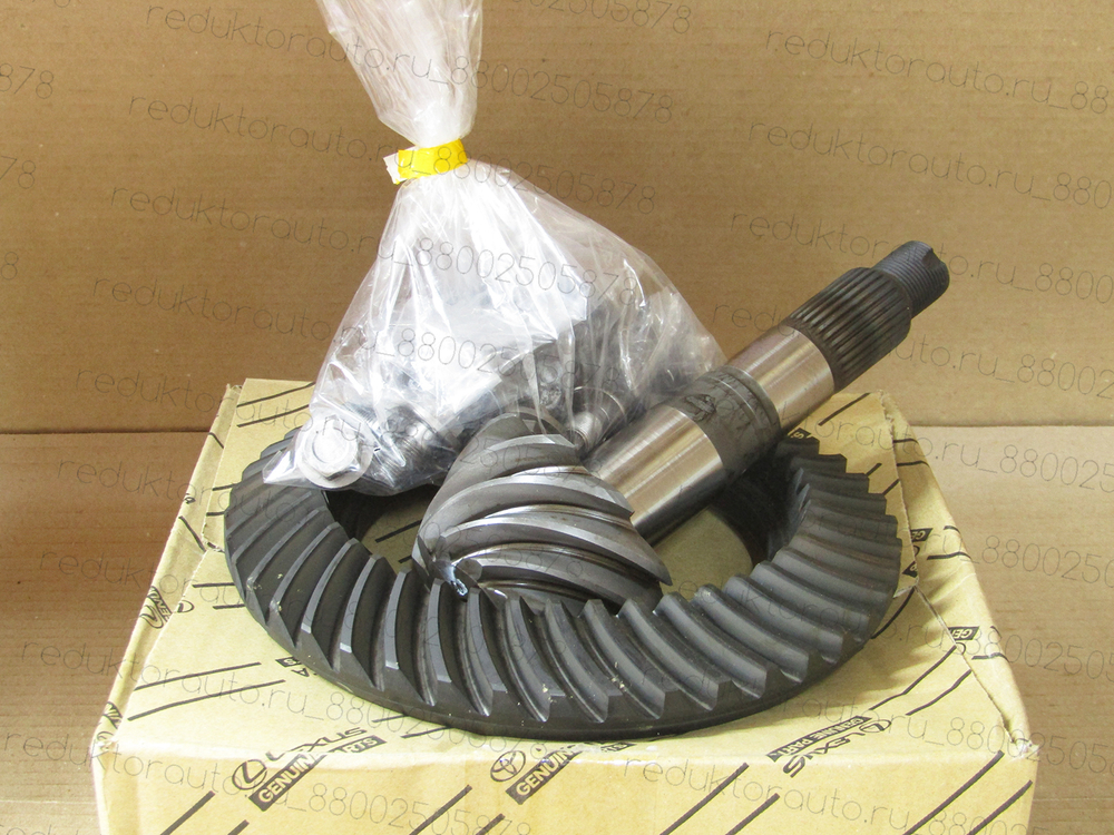 Главная пара 41/11=3.727 - переднего редуктора Прадо 120/150/Хайлюкс/Фортунер, FJ Крузер