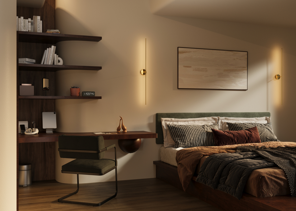 Настенный светильник (бра) Maytoni C084WL-L18BS2.7K