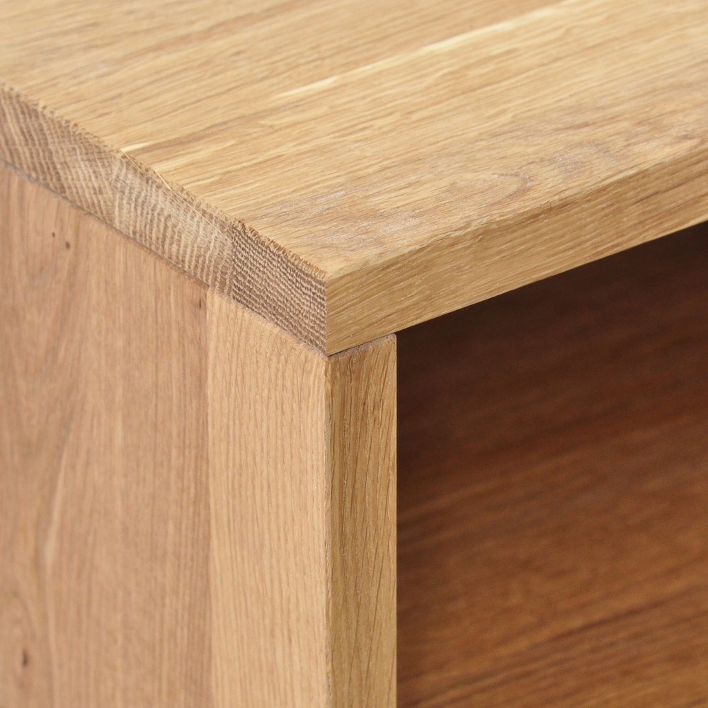 Парящая прикроватная тумба навесная Дольче Вита из массива дуба 1 шт