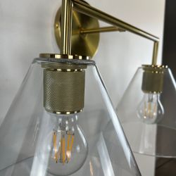 Бра Rh Utilitaire Funnel Shade Double Sconce Brass By Imperiumloft