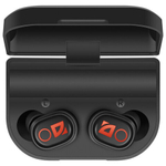 Наушники с микрофоном (гарнитура) DEFENDER TWINS 639, Bluetooth, беспроводные, черные,