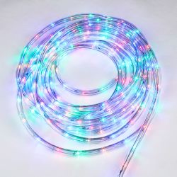 ULD-D50 8M-С08 IP44 MULTI Гирлянда светодиодная Дюралайт. 8м. С контроллером. Разноцветный свет. Провод прозрачный. ТМ Uniel