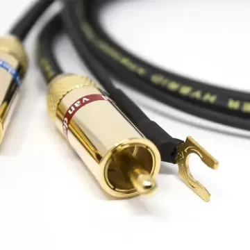 Кабель для тонарма угловой (TAC(Angled) - RCA) Van den Hul D - 501 Silver Hybrid. Длина 1,5 метра