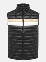 Жилет муж. KARL LAGERFELD 505403 черный полоса бежево-белым