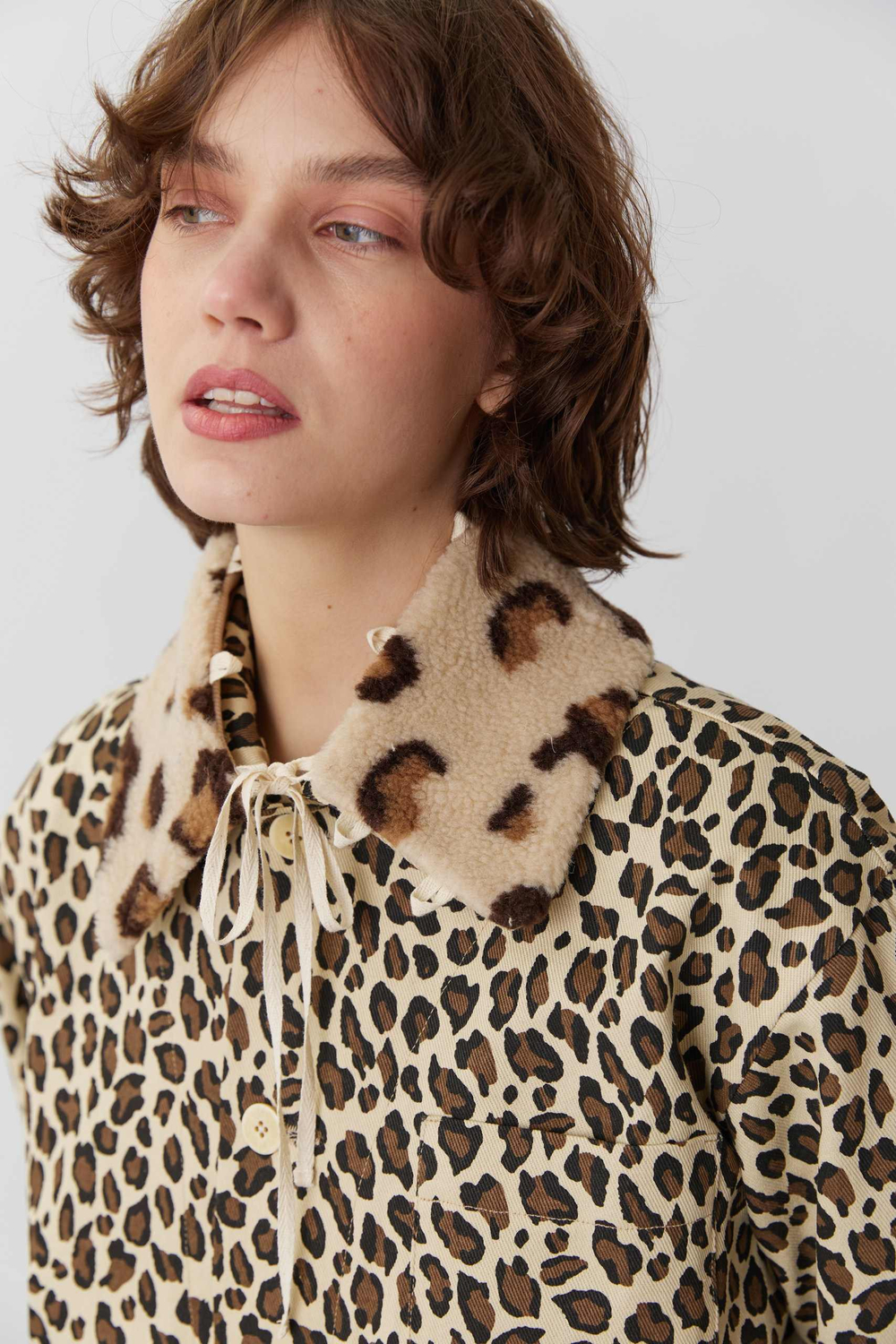 Леопардовый воротник