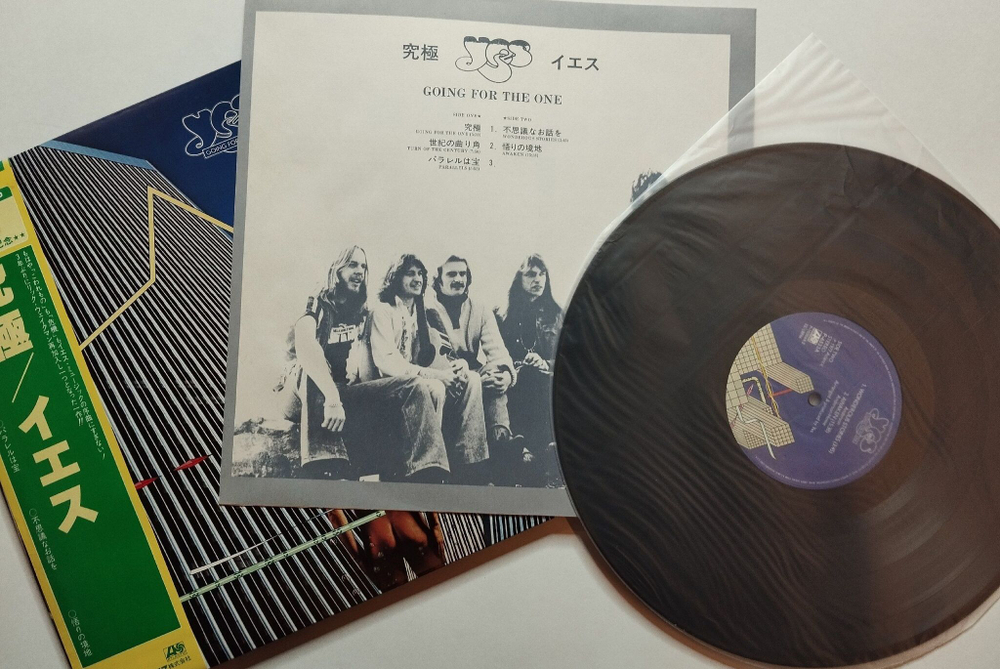 Винтажная виниловая пластинка LP Yes Going For The One (Japan 1979) (Obi)