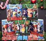 Кухонные салфетки 25*25 в коробке (3шт) Символ года