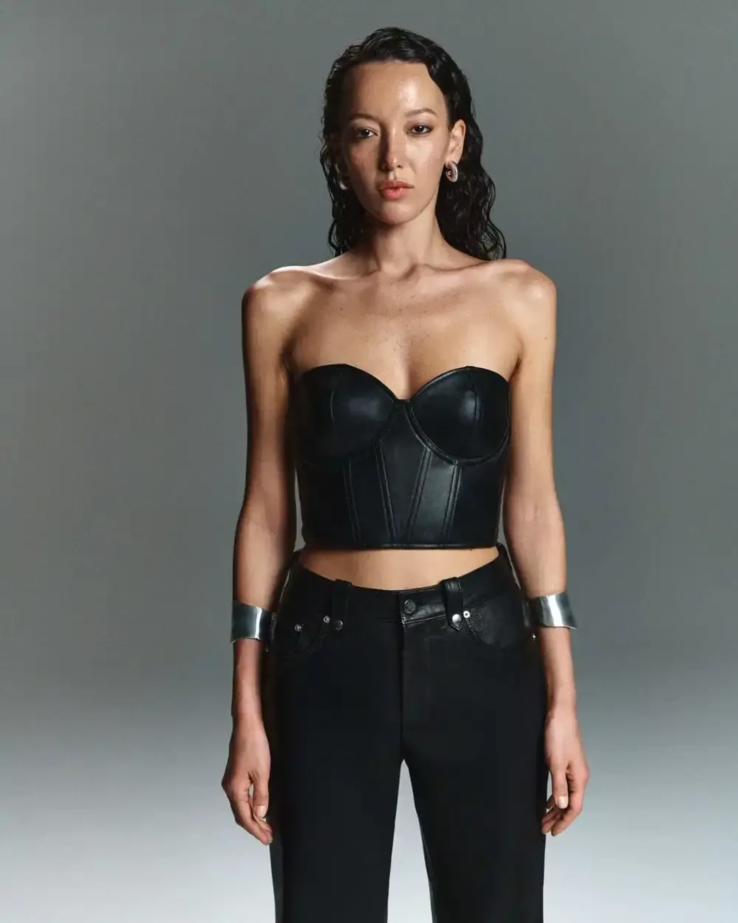 Корсет из кожи Наппа