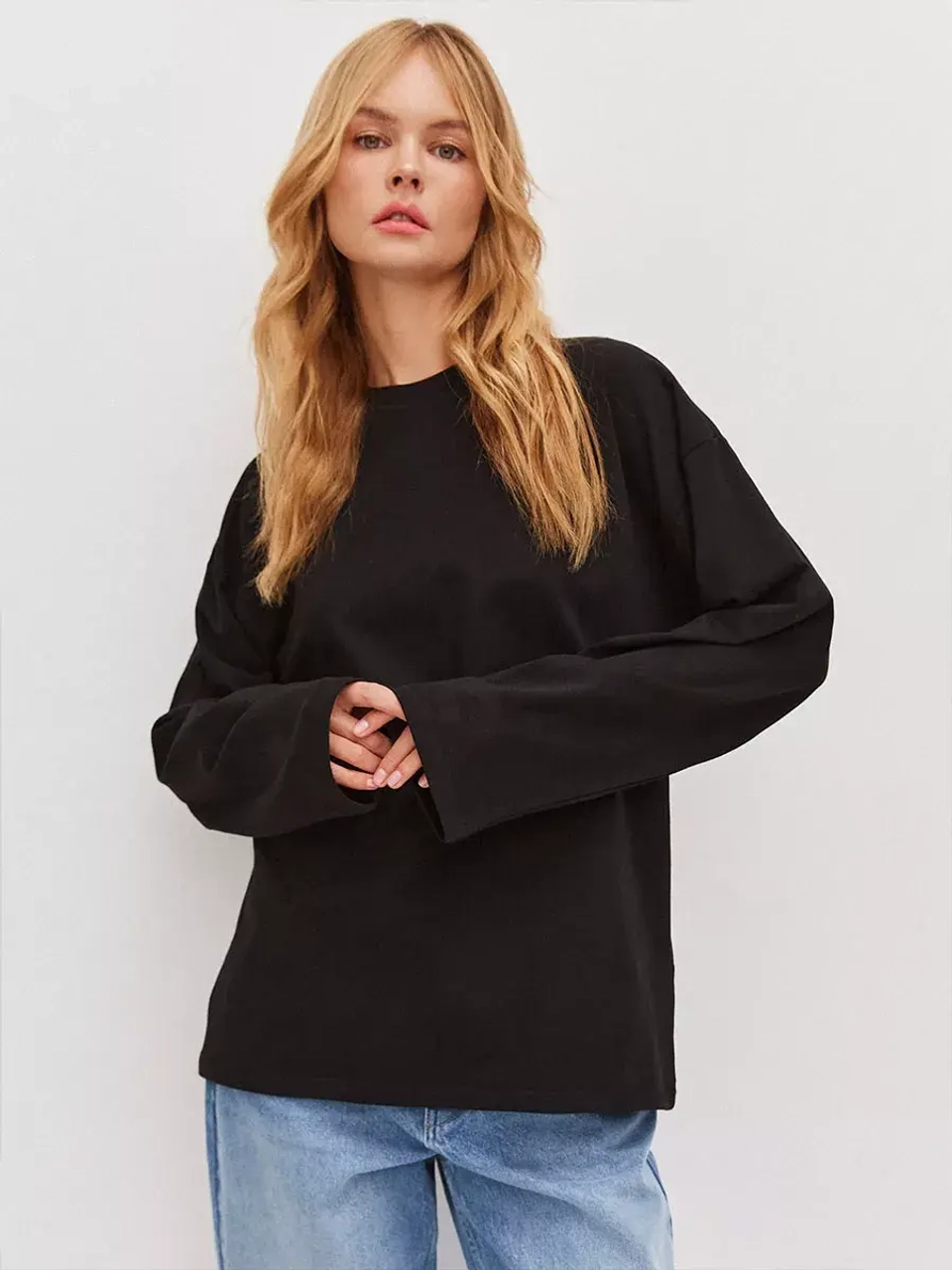 Лонгслив оверсайз