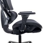 Кресло ATRONE (АТРОН) "Optimus ER-707", адаптивный механизм со слайдером, сетка, черный/серый, 532967