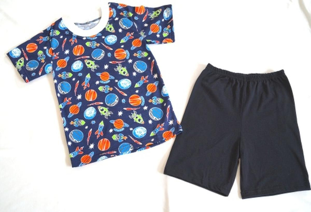 Комплект футболка + шорты М 77к р.30 в ассортименте (Алина), 1 шт.