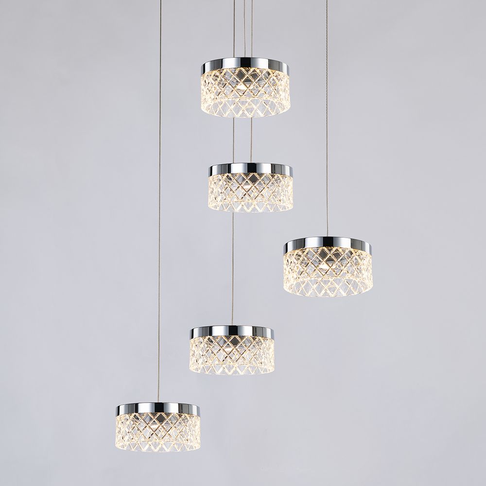 Подвесной светильник MD21020075-5A chrome