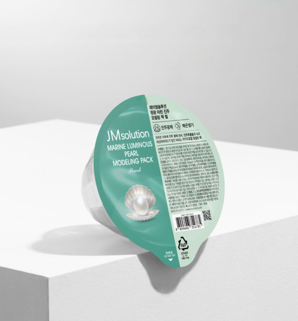 JMsolution Marine Luminous Pearl Modeling Pack Pearl альгинатная маска с экстрактом жемчуга