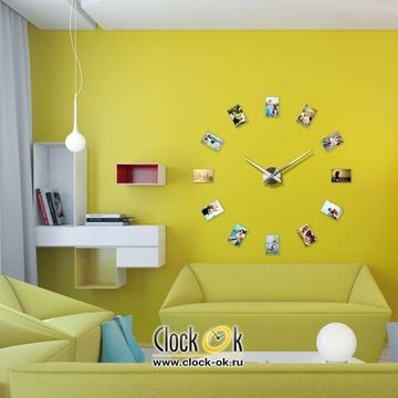 Настенные 3D часы Фотоколлаж