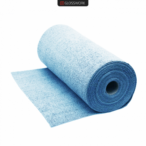 Glosswork BigRoll Towels Отрывные салфетки из микрофибры в рулоне 45шт цвет светло-синий,