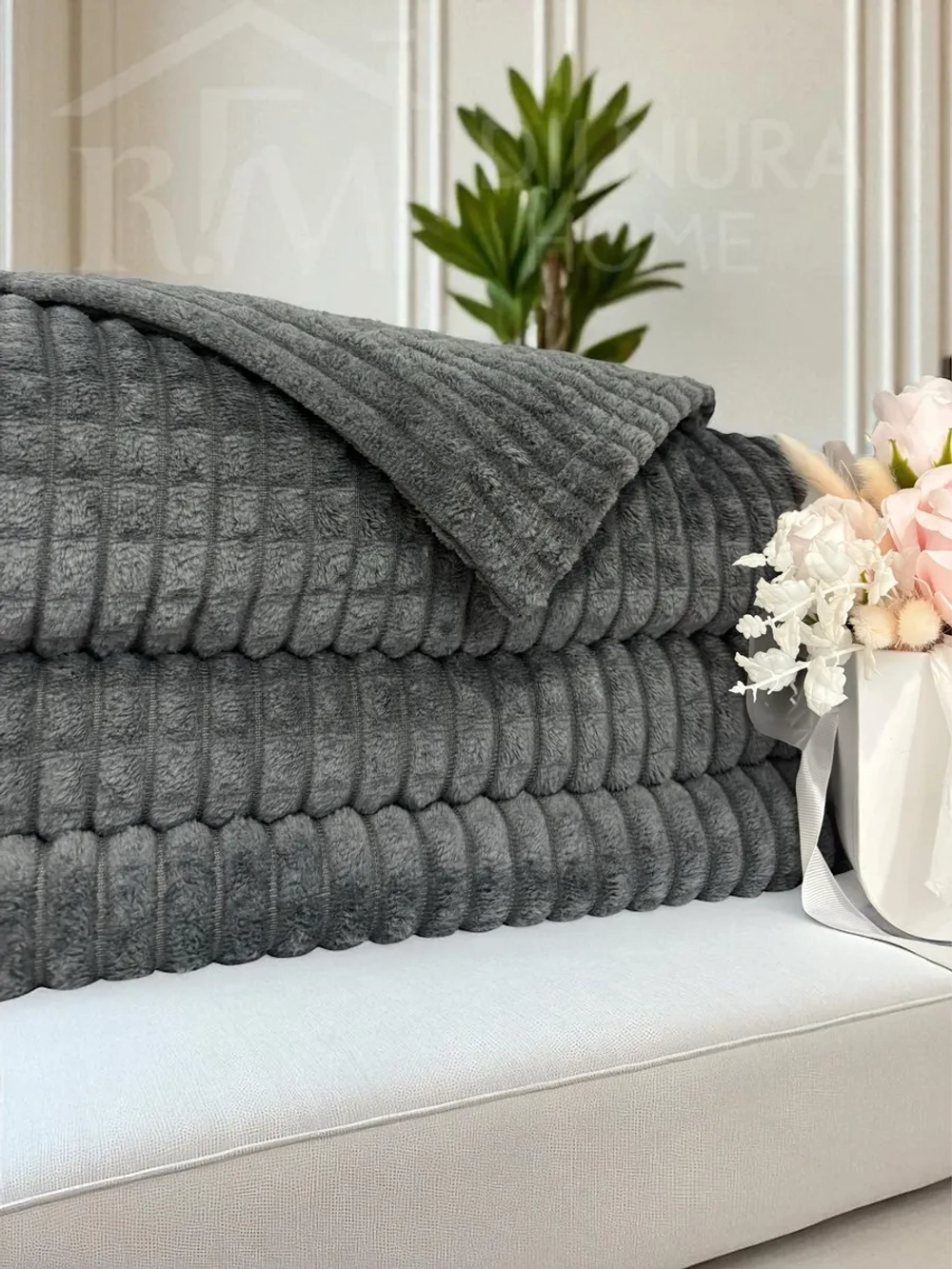 Плед евро 200х220 для дивана и кровати