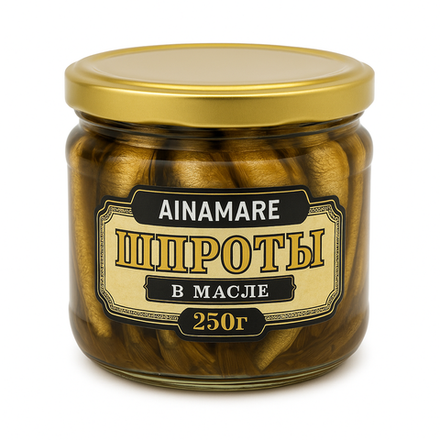 Шпроты в масле AINA MARE 250 гр